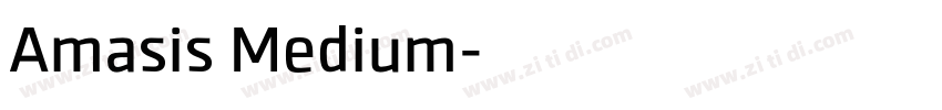 Amasis Medium字体转换